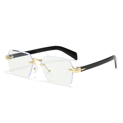 Frameless Square Polarized Sunglasses