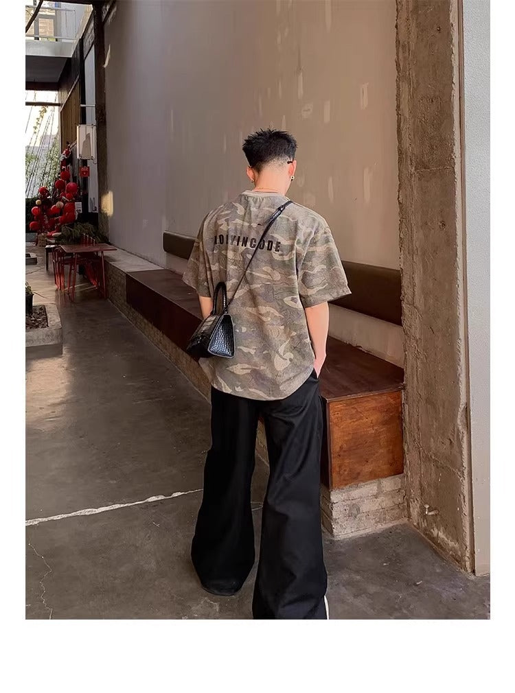 Retro Camouflage Street T-Shirt