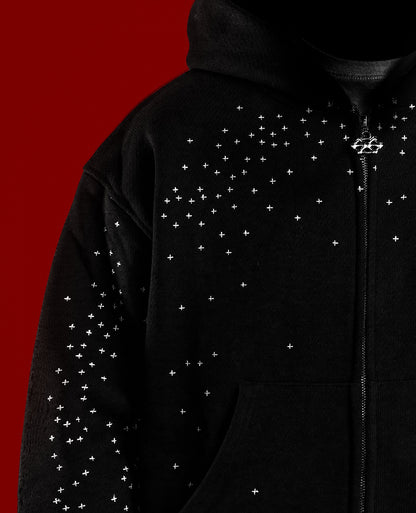 Starry Sky Rhinestone Hoodie