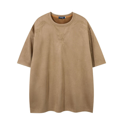Thorn Embroidered Suede Street T-Shirt