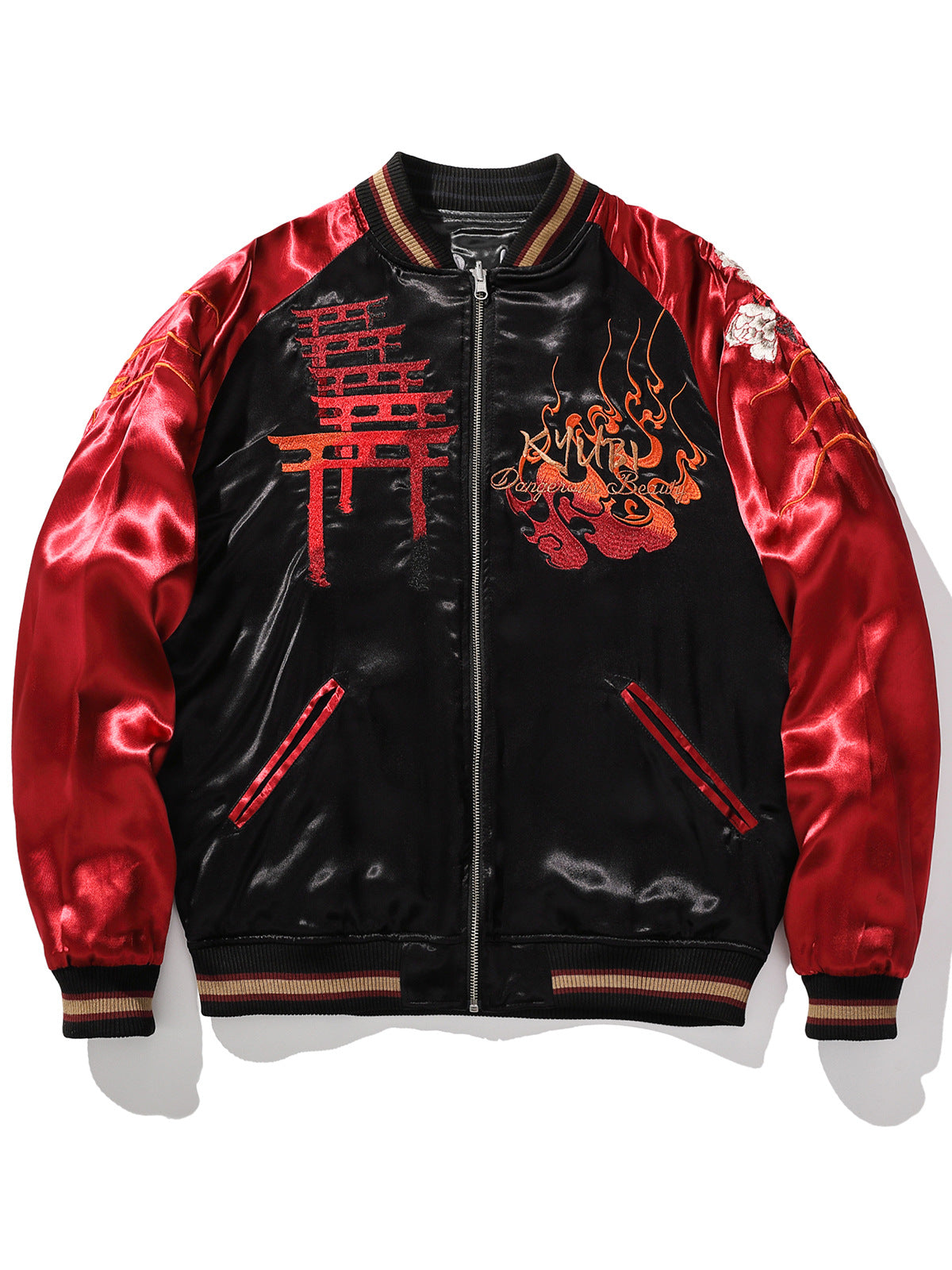 Reversible Nine-Tailed Fox Embroidered Jacket