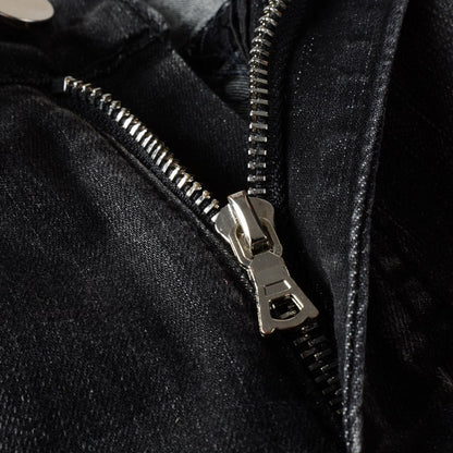 Slim-Fit Ripped Stretch Denim Jeans