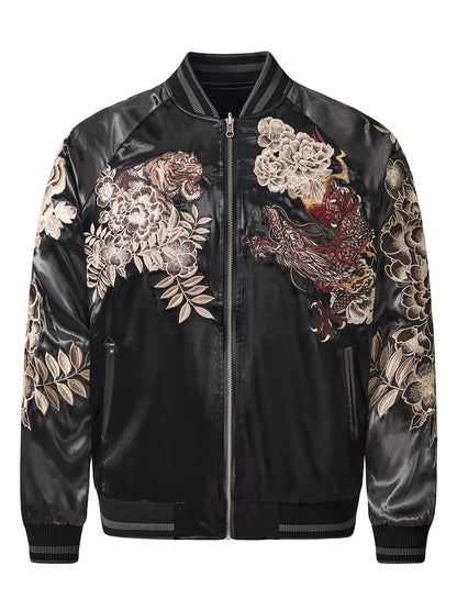 Dragon & Tiger Embroidered Jacket