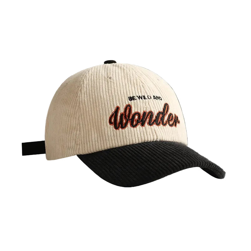 Retro Corduroy Baseball Cap