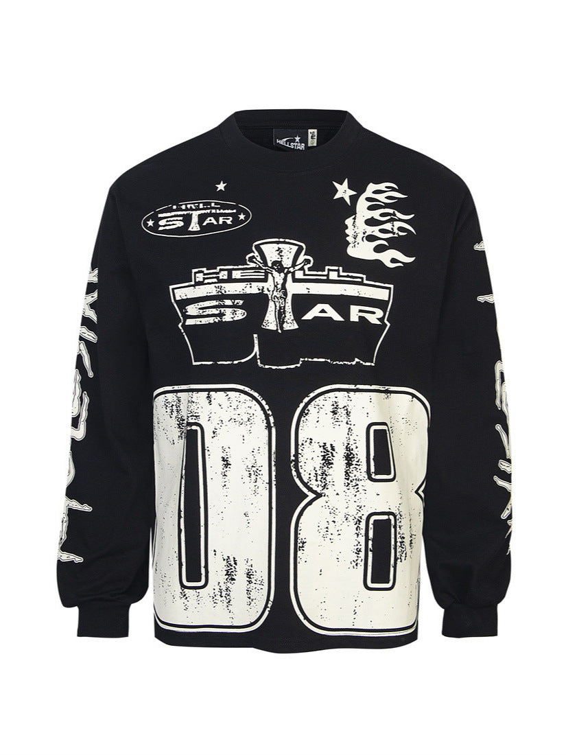 Heavyweight Cotton Letter Long Sleeve