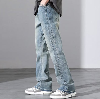 Vintage Washed Denim Jeans
