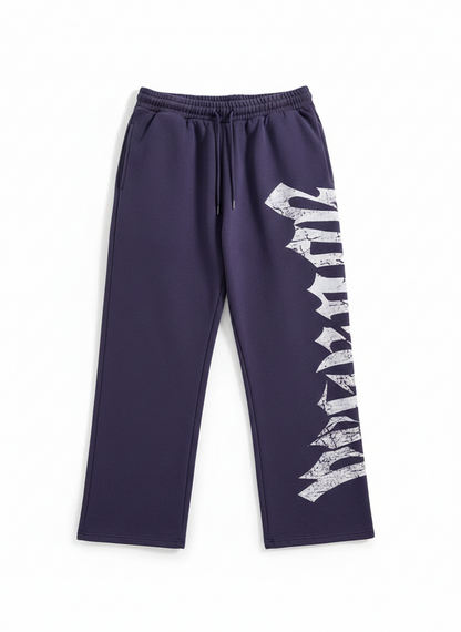 Wide-Leg Athletic Pants