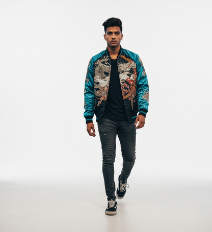 Phoenix & Dragon Embroidered Jacket