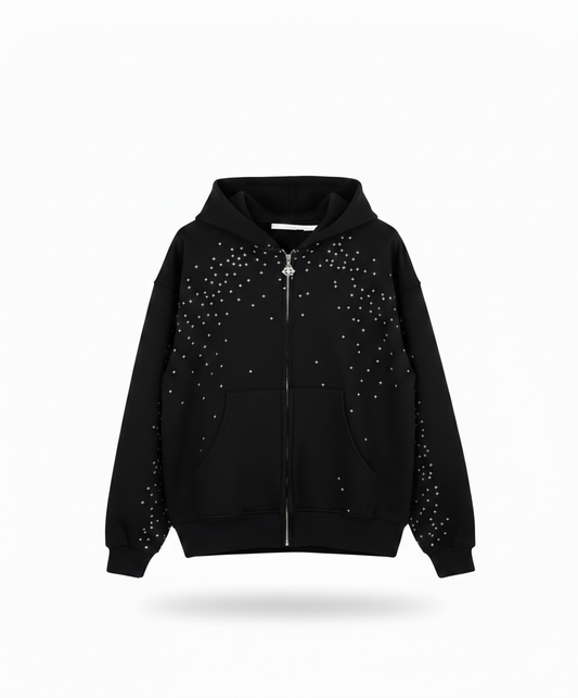 Starry Sky Rhinestone Hoodie