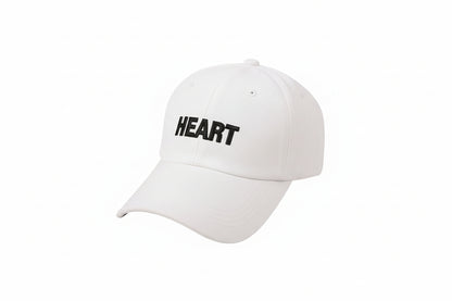 'Heart' Wide Brim Baseball Cap