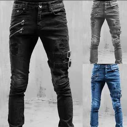 Frayed Denim Jeans