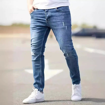Slim Tapered Stretch Denim Jeans