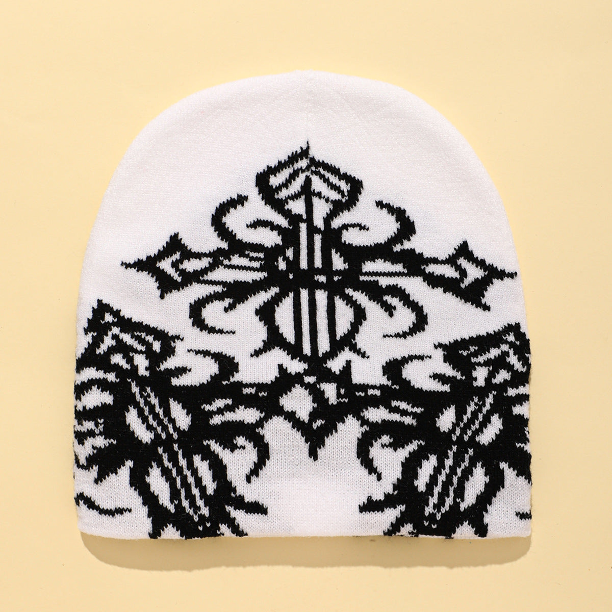 Jacquard Knit Beanie