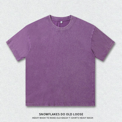 Vintage Washed Heavyweight Cotton T-Shirt