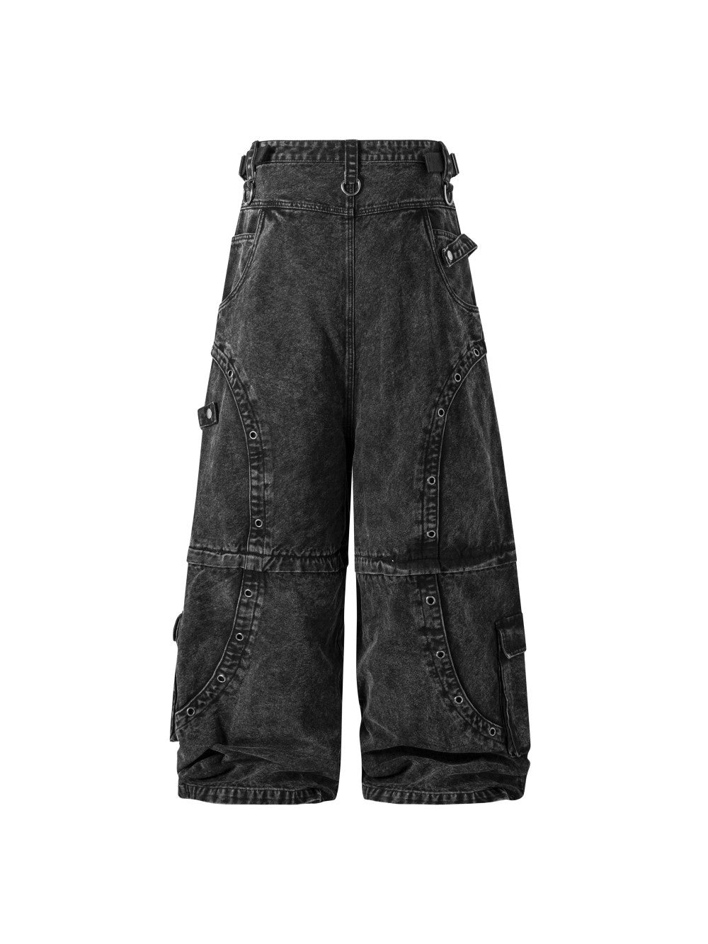 Heavy-Duty Multi-Pocket Streetwear Jeans