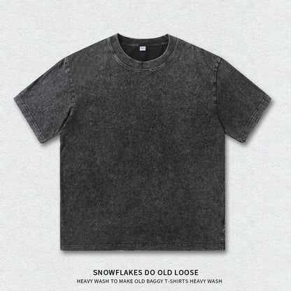 Vintage Washed Heavyweight Cotton T-Shirt