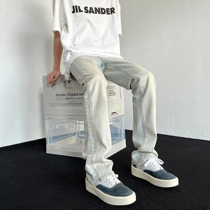 Vintage Washed Denim Jeans