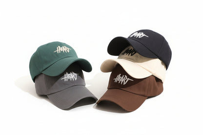 'Heart' Wide Brim Baseball Cap