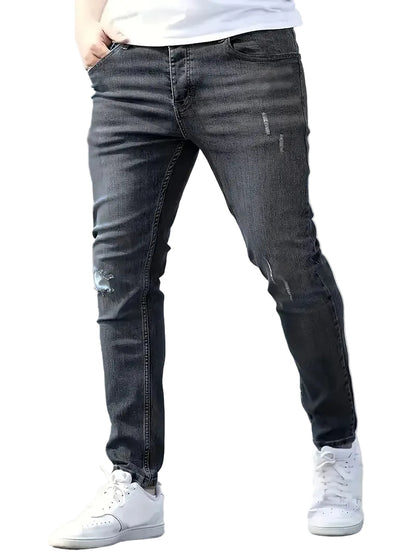 Stretch Tapered Denim Jeans
