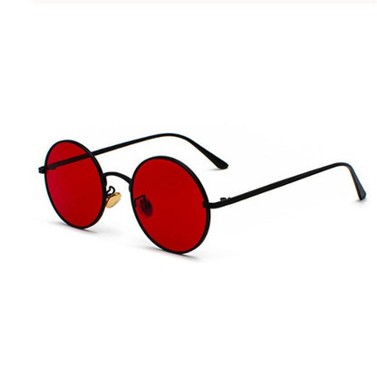 Punk Round Frame Sunglasses