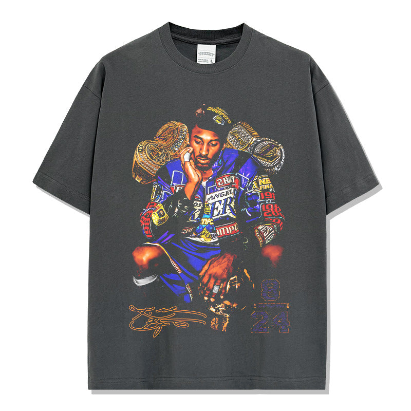 Retro Graphic KOBE-Themed shirt