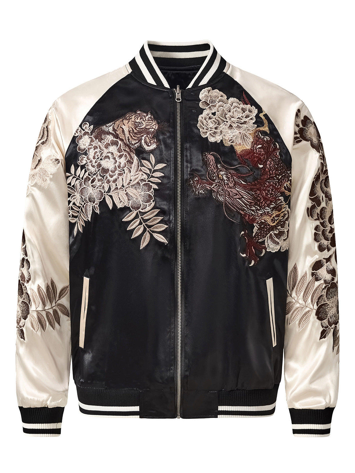 Dragon & Tiger Embroidered Jacket