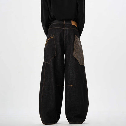 Retro Wide-Leg Street Jeans