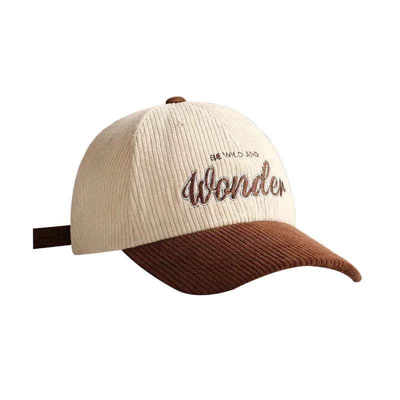 Retro Corduroy Baseball Cap