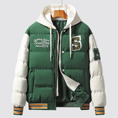 Vaezion Hooded Baseball Jacket