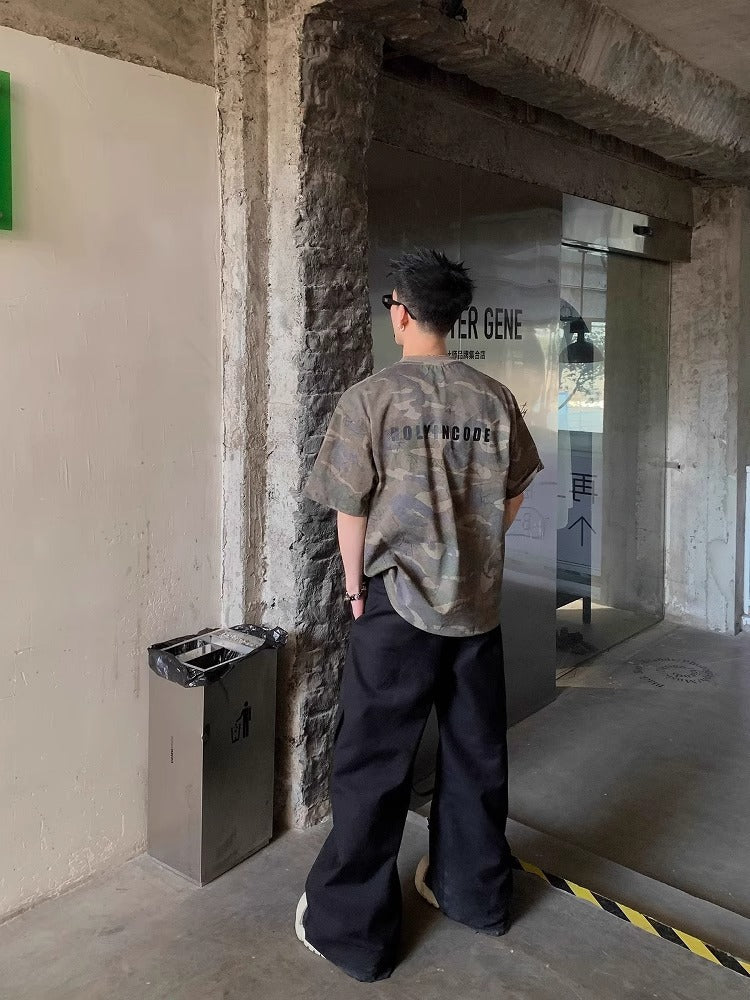 Retro Camouflage Street T-Shirt