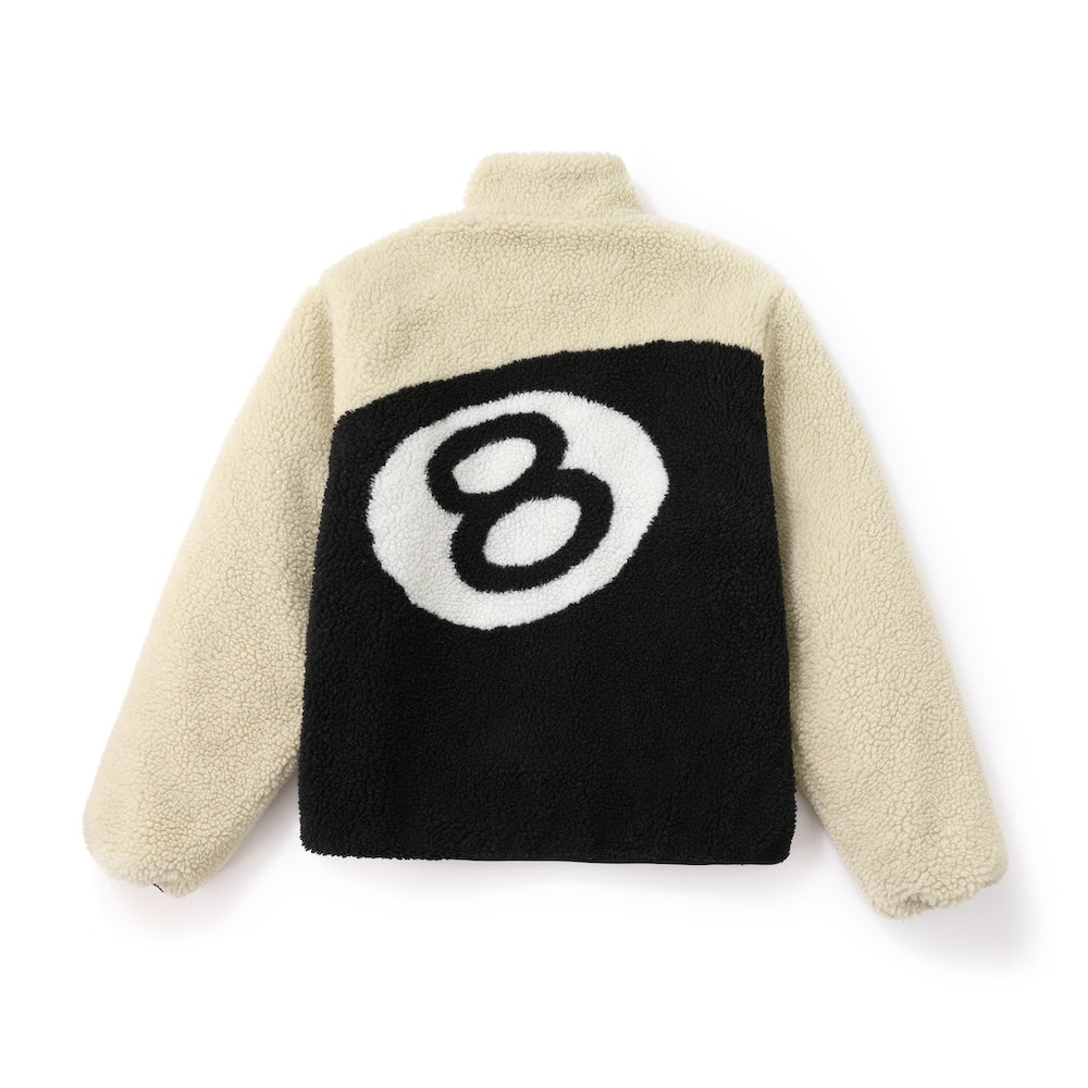 Reversible 8-Ball Sherpa Zip Jacket