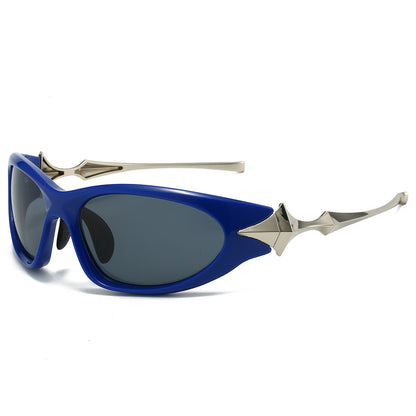 Y2K Cyberpunk Star-Frame Shades