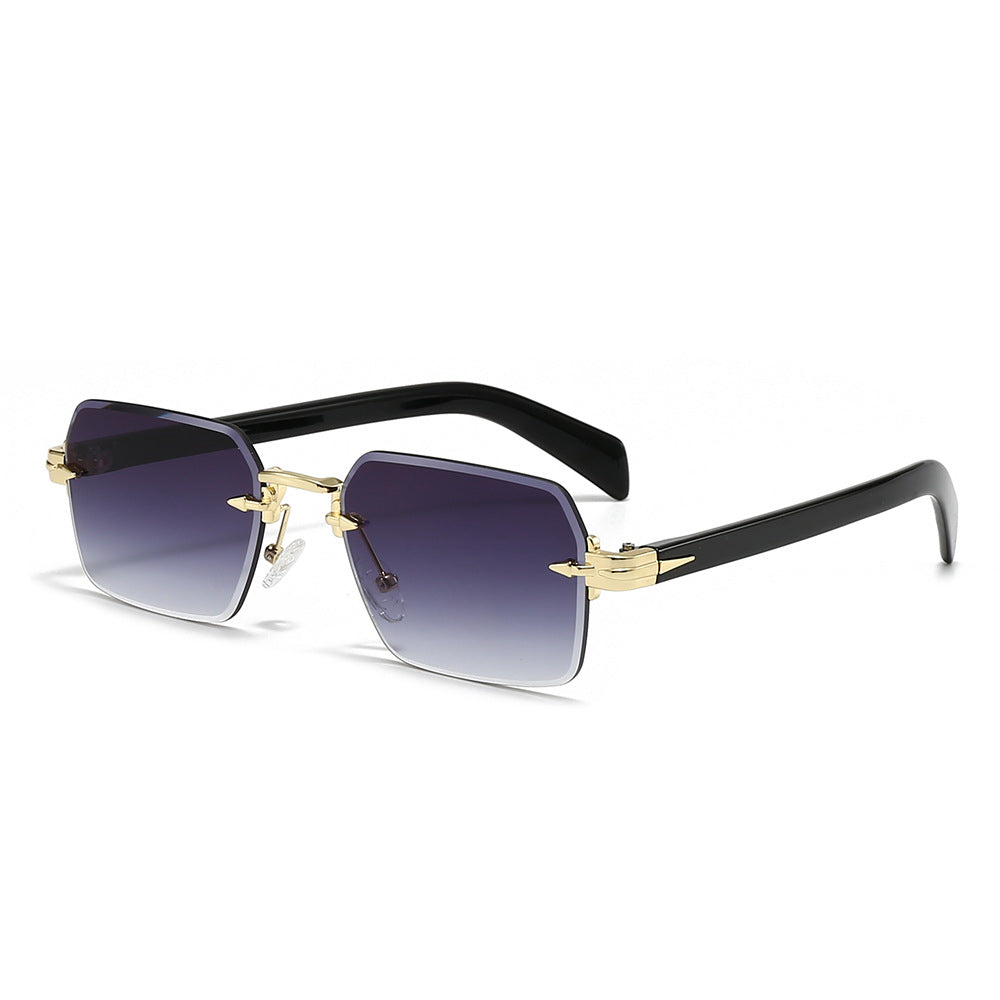 Frameless Square Polarized Sunglasses