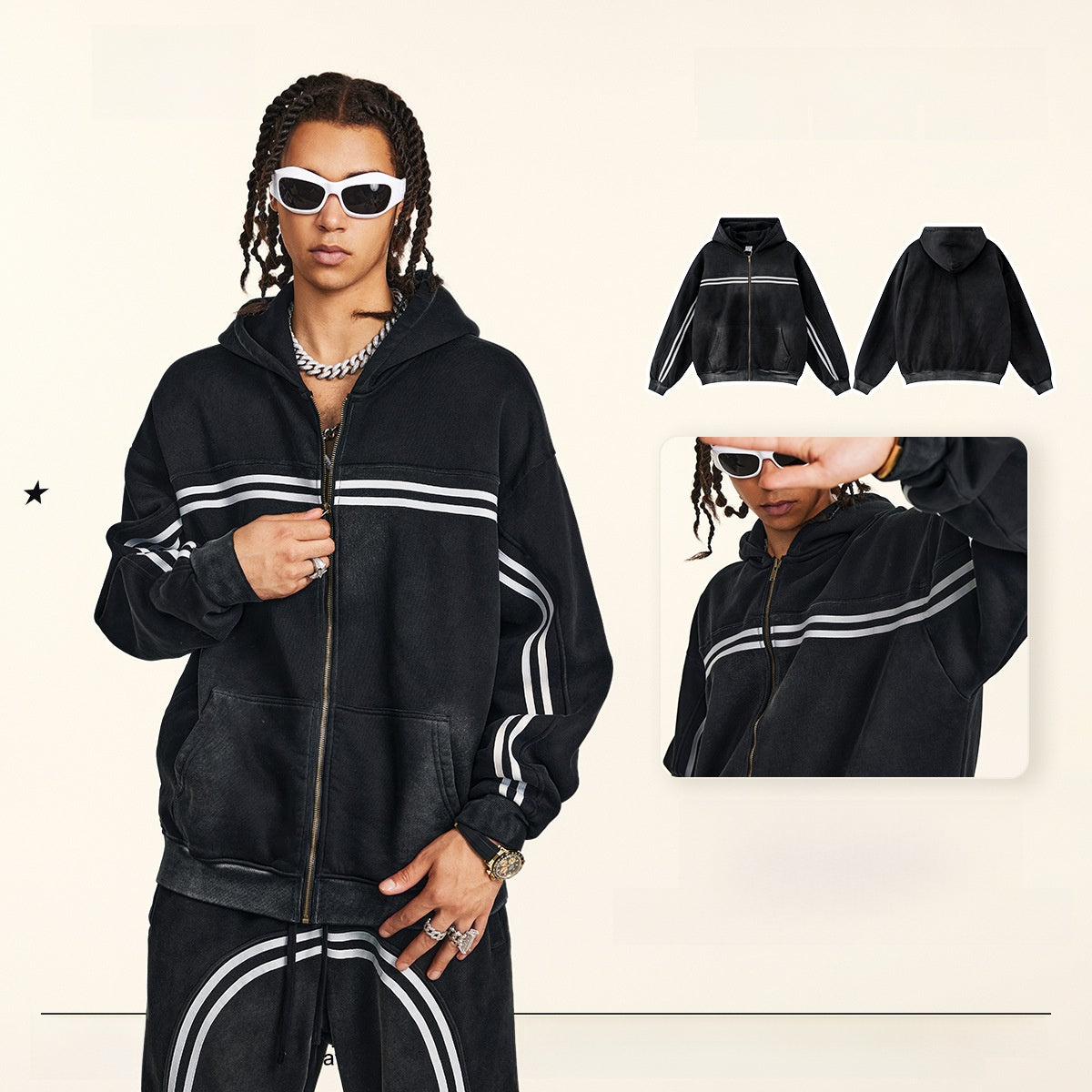 Oversized Hooded Sweatshirt