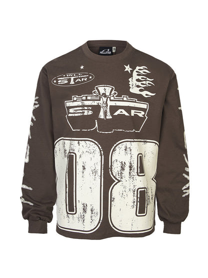 Heavyweight Cotton Letter Long Sleeve