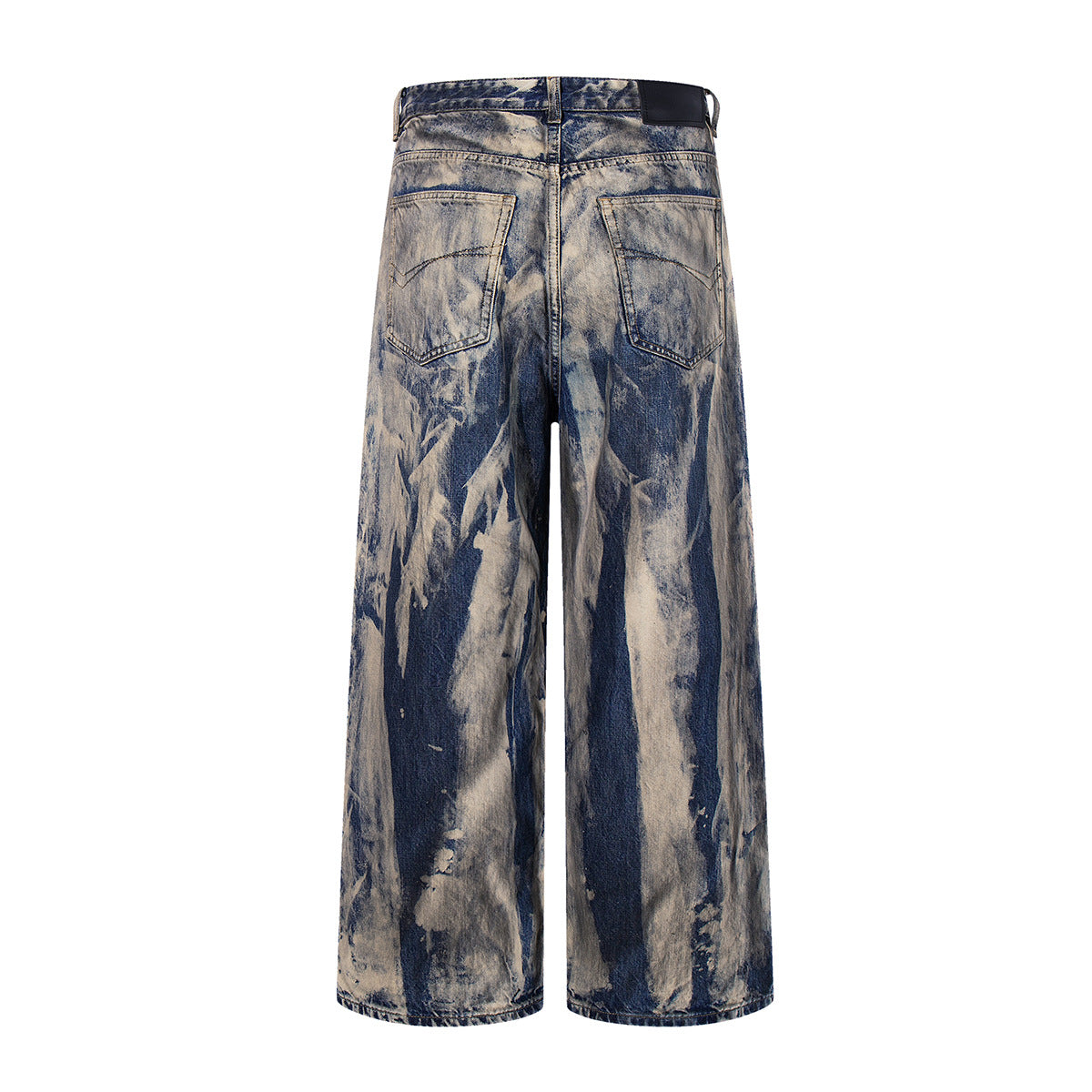 Vintage Washed Street Denim Jeans