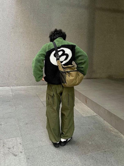 Reversible 8-Ball Sherpa Zip Jacket