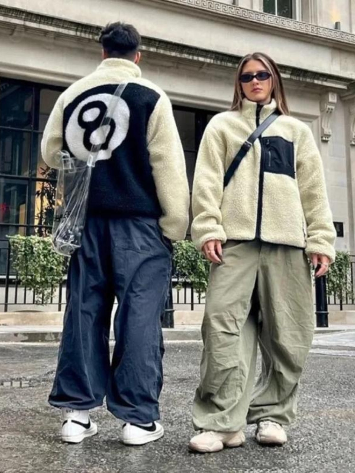 Reversible 8-Ball Sherpa Zip Jacket