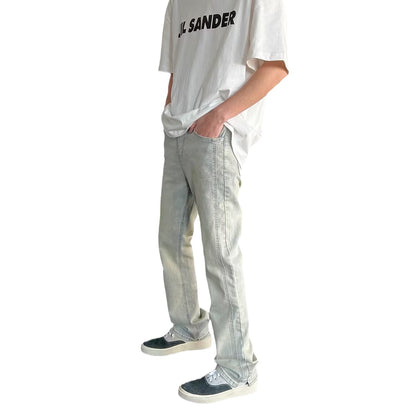 Vintage Washed Denim Jeans