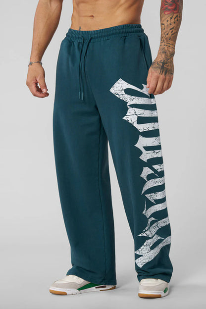 Wide-Leg Athletic Pants