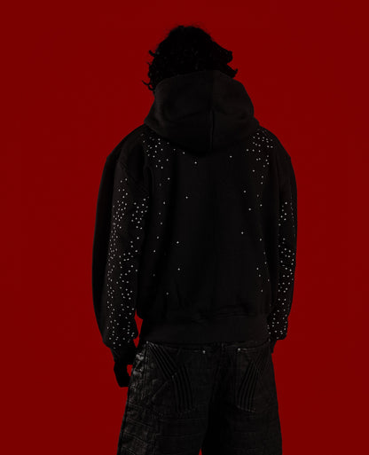 Starry Sky Rhinestone Hoodie