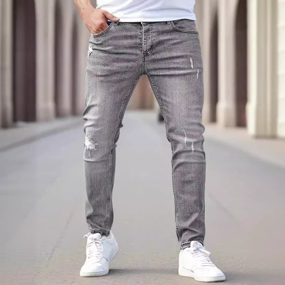Slim Tapered Stretch Denim Jeans