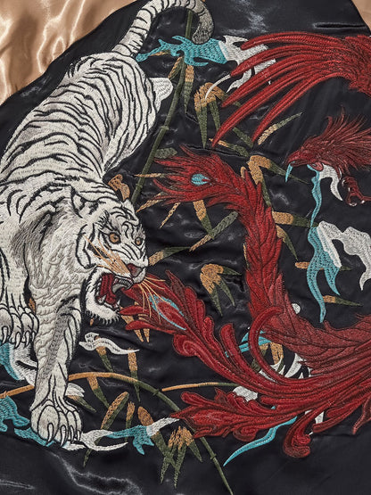 Dragon · Tiger · Phoenix Embroidered Jacket