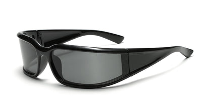 BESSIE Futuristic Shield Sunglasses